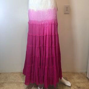 Solitaire Los Angeles Ombré Boho Skirt